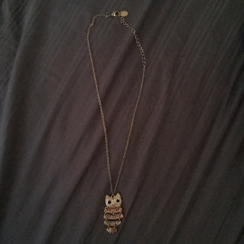 Claire’s owl necklace